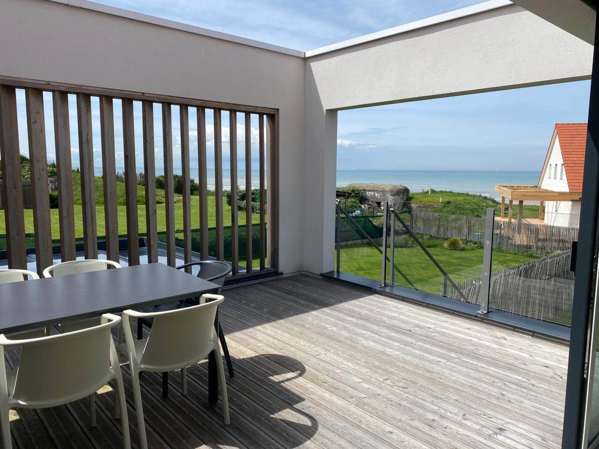 B&B Sangatte-Calais - Terrasse Vue Mer - 2 Min A Pied De La Plage Exterior photo